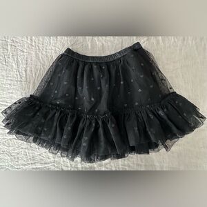 BABY GAP Kids Child’s Size Toddler Black Tulle Stars Tutu Ruffled Dance …